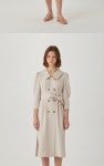 [jsny제이에스엔와이]Double Button Belted Dress [IVORY] JYDR1B906I2 - 2021 | 패션 스타일, 드레스 벨트, 드레스
