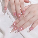 Image about pink in nails by 루아 on We Heart It in 2022 | Kawaii nails, Funky nails, Pretty nails