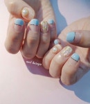 • Nail Design 자개 네일 ✨영롱함보소~! 2019 : 네이버 블로그 | 네일 아이디어, 쉬운 네일 아트, 옴브레 네일