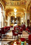 Sumptuous elegance at the luxury Tearoom known as the New York Coffee House, part of the Boscolo Hotel Budapest, Hungary | 여행... 