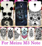 부드러운 tpu 하드 pc 전화 케이스 meizu m3 note case 미란 참고 3 미란 주 5.5 쉘 후드 동물 올빼미 기린 cat 가방 커버 | Cas... 