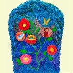 제목:꽃이 피다.~넌 꽃이야! mixed media  2014년작