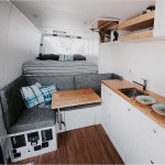 That thing is genius! ————— Show off your Sprinter Van! Tag #… | 캠핑카 인테리어, 모터 홈, 인테리어