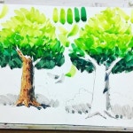 수채화 기초 - Google 검색 | 수채화, 수채화 나무, 쉬운 수채화 그림