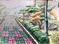 [초등3~6학년 아트&디자인] 3월 수업 - 한여울미술학원[부산 사직동미술학원/온천동미술학원/거제동미술학원 | 풍경 수채화, 풍경화