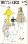 1960s Butterick 5753 Misses Cape And Pants Sewing Pattern, Size 10, UNCUT by DawnsDesignBoutique on Etsy | 옷 패턴, 복고