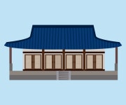 기와집 집 일러스트 PNG, AI 무료 다운로드 | 전통 주택, 집, 건물