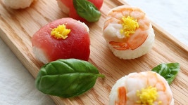 맛있는 향기를 품은 꽃초밥 : Sushi Flowers [아내의 식탁] | 식품 아이디어, 식탁, 레시피
