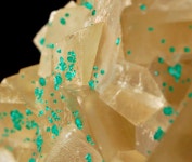 Calcite, Dioptase - Namibia | 광물