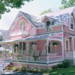 Pink Victorian Cottage | 건축, 건물, 소녀 방