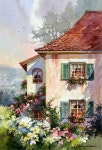 Pin by 순화 최 on 유화그림 | Watercolor paintings, Cottage art, Watercolor art