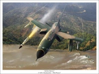 Karvons wonderful painting Wild Weasel 105. YGBSM | 헬리콥터, 서양