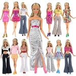  Dolls & Accessories Doll Accessories Dolls & Accessories ZITA ELEMENT 2 Sets Nightwear Clothes and Shoes for 11.5 Inch Girl Doll... 