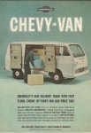 Chevrolet Chevy Van Original 1965 Vintage Print by VintageAdOrama, $9.99 | 트럭, 픽업 트럭