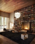library & fireplace(이미지 포함) | 집 서재, 집 내부, 가정용