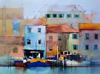 Watercolor Transparency | 풍경 수채화, 수채화