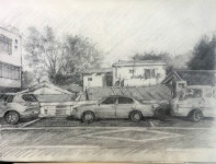 #Sketch #drawing #연필드로잉 #art #건물 #풍경 #도시 #거리 #scape #city #부산 #드로잉 #스케치 #4B #그림 #미술 #소묘 #building #pencil... 