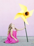 DIY giant flower pinwheel | 어린이를 위한 예술, 예술