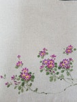 천아트 들꽃그림 | 꽃 예술, 손 자수 디자인