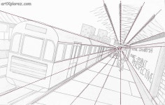 1 point perspective | 1점투시, 3점투시, 원근법