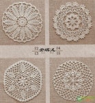 코바늘뜨기 : 15단 이하의 소형 도일리 : 네이버 블로그 | Ganchillo, Manteles, Moldes