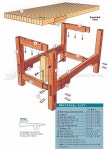 #2238 Workbench Plans - Workshop Solutions - My Woodworking Shed | 워크 벤치, 목공 벤치, 작업대