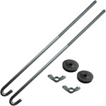 Sherco-Auto 12 Inch J-Bolt Battery Hold Down J-Type Bolt Washer & Nut Kit in 2022 | Washer, Bolt, Battery