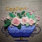 #embroiderydesign #stumpwork #stitch #도안샘플작업 #입체자수 #캐스트온스티치 #caston | 실크 리본 자수, 리본 자수, 브라질식 자수