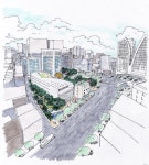 Competition for the office Building of the Bank of Korea, Seoul, Korea 스튜디오일공일/STUDIO101 | 스케치
