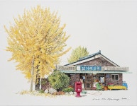 Samguri (삼거리상회/三巨里商行) | 이미경 Lee Me Kyeoung | 2018.10 | 그림, 배경화면, 일러스트레이션