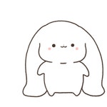 과몰입 망붕왕! 망상토끼 kakao emoticon shop | Cute gif, Cute cartoon images, Cute love gif