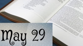5월 29일 1년 1독 성경읽기 [역대상 28-29, 요한복음 11:45-57] [개역개정] May 29 Bible [1 Chro... | 성경
