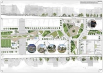 Agias Sofias Competition >Board 03 by Alex Vandoros, via Flickr #LandscapeArchitecture | 조경설계, 마스터 플랜, 도시 계획