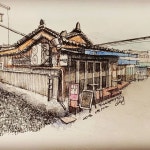 (Jongno Iksun-dong alleyway) #박진만#디세뇨예지#도시재생#공간디자인... 건축스케치 #인테리어스케치#조경스케치#어반스케치#어반스케... 