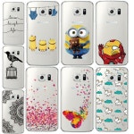 대한 samsung galaxy s6 edge g9250 case 하수인 나비 실리콘 다시 커버 tpu 프레임 카파 펀다 case 대한 samsung s6 edge... 