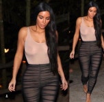 Kim Kardashian Mesh Jumpsuit J3458 | 레깅스