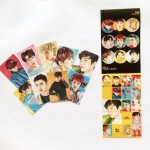 K-POP Idol Goods EXO Fan Cafe Goods : Lucky One Fan Art Photocards with Stickers