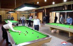 몽골대사관 성원들과의 친선모임 진행