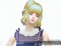 TS4 Hair - May_TS4_Hair81F | 헤어스타일 아이디어, 심즈 헤어, 심즈
