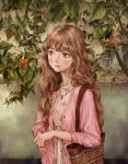 오후의 산책 by 애뽈 Appeol (Dengan gambar) | Ilustrasi, Ilustrasi karakter, Gadis animasi