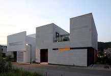 아키누스(건축동인) 건축사사무소 의 운중천 이웃집 | Facade house, House design, Architecture design
