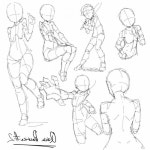 Pin by 미호. on 캐릭터 구도 | Art reference, Anime poses reference, Figure drawing reference