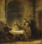 하르멘츠 반 레인 렘브란트는 이 작품 속에서 식사 중인 엠마우스의 집에 신비로우면서도 인간적인 모습으로 나타난 예수의... 