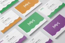 은파 농장 logo design | 명함 디자인, 명함, 로고 디자인