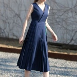 플리츠 한복 원피스 [로열블루] | 드레스 스타일, 패션 스타일, 아시아 패션