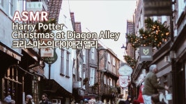 ASMR Harry Potter | Diagon Alley Christmas Amb | 크리스마스의 다이애건 앨리 입체음향 | Harry potter christmas, Harry potter... 