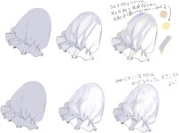 소매 레이스 채색 | デジタルアートのチュートリアル, デジタル画, 色 塗り メイキング