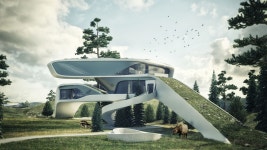 홈 디자인의 미래 - 홈 미래 홈 디자인 Futurehome Large1와 홈 디자인의 미래 | 건축물, 디자인, 미래