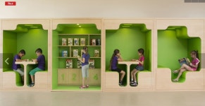 아이스토리:) 영유아시설 인테리어의 복도(Corridor) 디자인 제안(이미지 포함) | 초등 과학, 초등학교 도서관, 학교 디자인