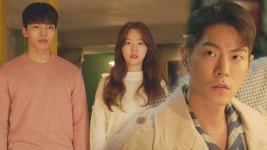 절대그이 | 홍종현(마왕준)은 집 앞에 기자들이 깔려 들어갈 수 없게 되자, 민아(엄다다)의 집에 찾아와 재워달라고 요구한다.